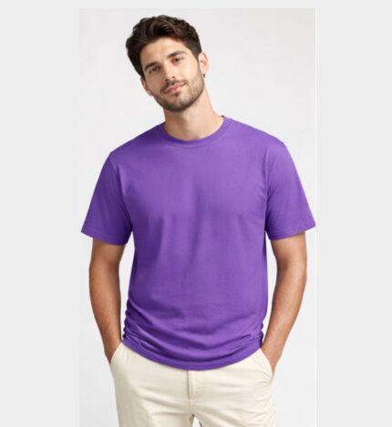 Purple Cotton T-Shirt