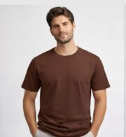 Brown Cotton T-Shirt