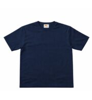Deep Navy Blue Korean Drop Shoulder T-Shirt - Image 2