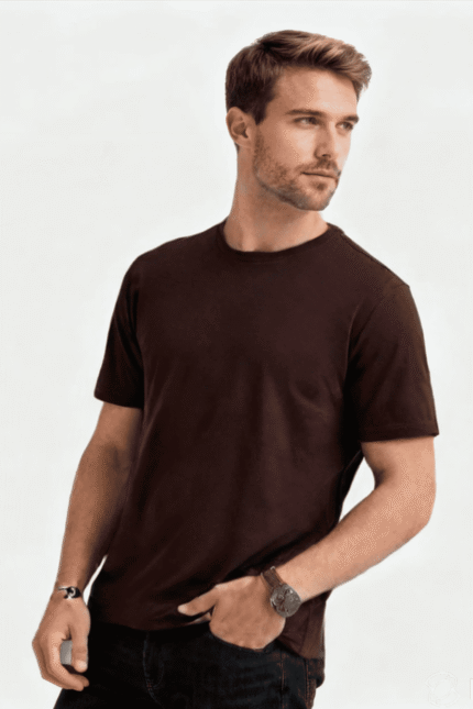 BROWN OVERSIZED T-SHIRT