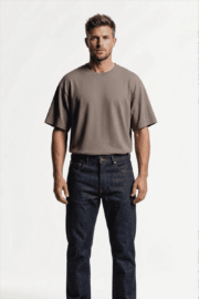 DARK GREY OVERSIZE T-SHIRT - Image 3