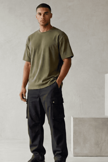 MILITARY GREEN OVERSIZE T-SHIRT