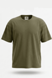 MILITARY GREEN OVERSIZE T-SHIRT - Image 2