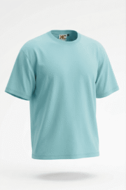 SKYBLUE COTTON OVERSIZE T-SHIRT - Image 2