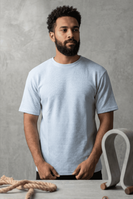 SKYBLUE KOREAN OVERSIZE T-SHIRT