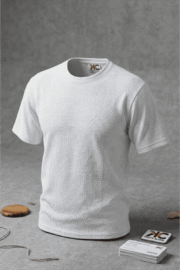 WHITE KOREAN OVERSIZE T-SHIRT - Image 2